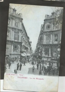 DJX Early Postcard, La Via Macqueda, Palermo, Sicily - Picture 1 of 1