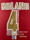 SOLANO #4 2005-2007 Newcastle Player Size Premier League GOLD Nameset UK STOCK