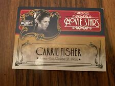 2008 DONRUSS CELEBRITY CUTS - MOVIE STARS - CARRIE FISHER 149/200 - STAR WARS