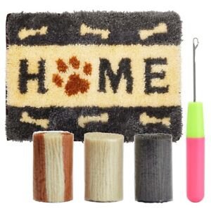 Dog Latch Rug Hooking Kits for Adults Kids Beginners, Diy Crafts, 20x15â€�