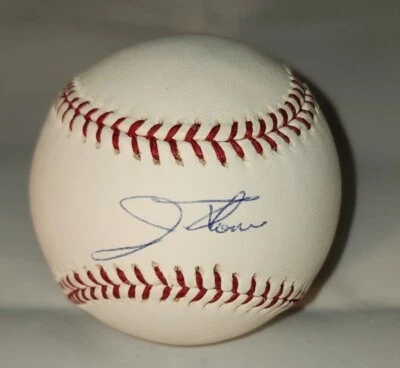 JIM THOME Signed Official Baseball-HOF-INDIANS-PHILLIES-PSA AI2706 CLEAR CASE IN - Image 1 of 3