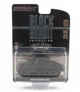 MODELLINO MILITARE STATICO DIECAST CARRO ARMATO M4 SHERMAN 1941 NERO SCALA 1:64 - Foto 1 di 1