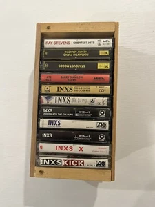 12 Music Cassette Tapes INXS Barry Manilow Ray Stevens Stardust Moods - Imagen 1 de 6