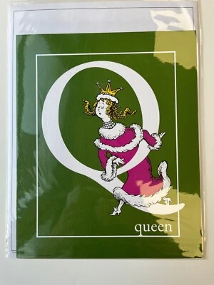 Dr. Seuss "Q as Queen" - Impresión artística Foto 1 de 2