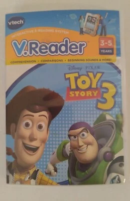 V.Reader DISNEY PIXAR TOY STORY 3 Reading Learning Game Vtech, BRAND New - Image 1 of 3