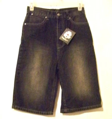 ¡¡¡NUEVO!!! Pantalones Cortos de Denim Negros English Laundry para Niños Talla 12 ¡¡NUEVOS CON ETIQUETAS!!! Foto 1 de 2