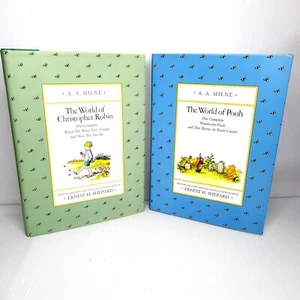 The World of Winnie the Pooh 2x Volume Set by A A Milne (Hardback 1988) - Imagen 1 de 11