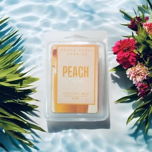 Sugar Grove Candles 2.5 oz Peach & Sparkling Champagne Scented Wax Melts - Picture 1 of 5