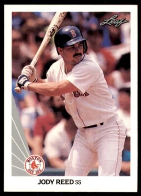 1990 Leaf Jody Reed Boston Red Sox #150 - Image 1 of 2