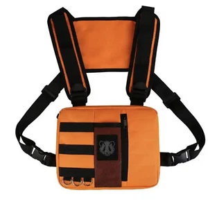 HopeFar Men's Orange Crossbody - Sling Bag Outdoor Shoulder Messenger Chest Pack - Picture 1 of 4