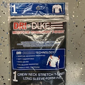Mens Dri-Duke Moisture Control ThermaForm Baselayer Shirt Size M Long Sleeve NEW - Picture 1 of 4
