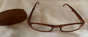 Collectible +2.00 Collapsible Reading Glasses With Pocket Plastic Hard Case - Picture 1 of 6