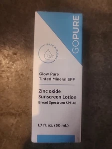 GoPure Glow Pure Tinted Mineral SPF 40- 1.7 Oz - Picture 1 of 3