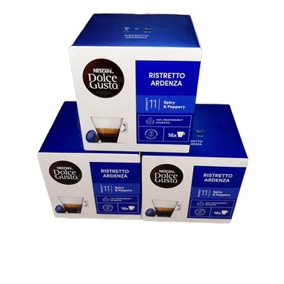 3 cápsulas de café picantes y picantes Nescafé DOLCE GUSTO Ristretto Ardenza 16 cápsulas Foto 1 de 4