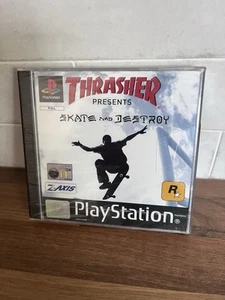Thrasher: Skate & Destroy PS1 Game New Sealed Rare! - Picture 1 of 6