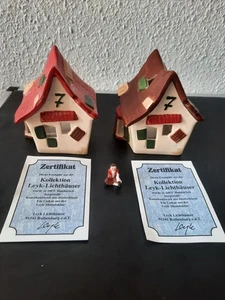 Leyk Sammlerset: Geißleinhaus rot & braun + Schneiderlein | Handbemalt & neu - Bild 1 von 13