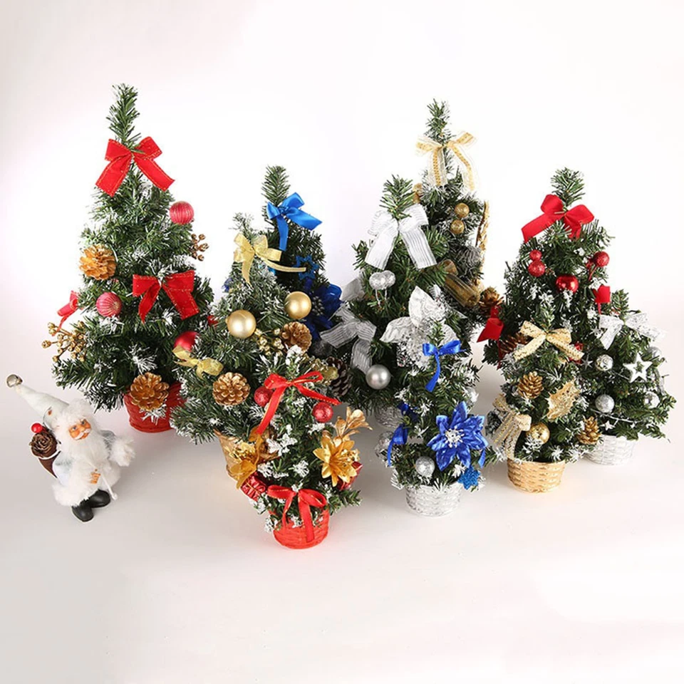 Christmas Tree Xmas Artificial Tree Festival Holiday Decoration Desktop Ornament - Image 1 of 4