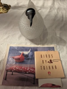 RARE 1989 iittala Toikka Tampella Tern Limited Edition 891/3000 - Picture 1 of 5