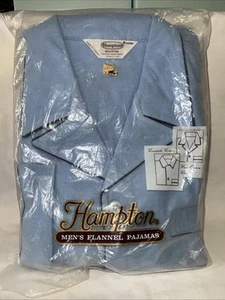 Vintage Hampton men’s flannel pajamas Medium NEW - Picture 1 of 5