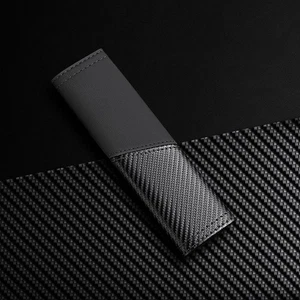 Protector de hombro para cinturón de seguridad de coche con costuras de fibra - Bild 1 von 11