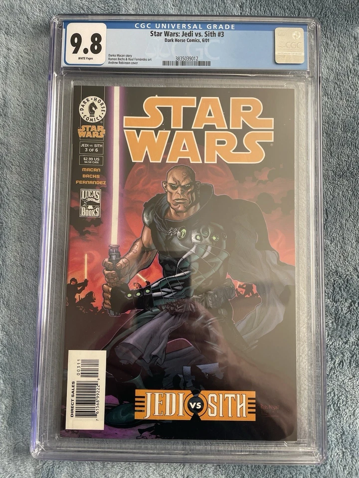 Star Wars: Jedi vs. Sith #3 (Dark Horse Comics June 2001)