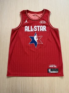 Camiseta deportiva Air Jordan Russell Westbrook 2020 Chicago All Star West roja talla XL - Imagen 1 de 19