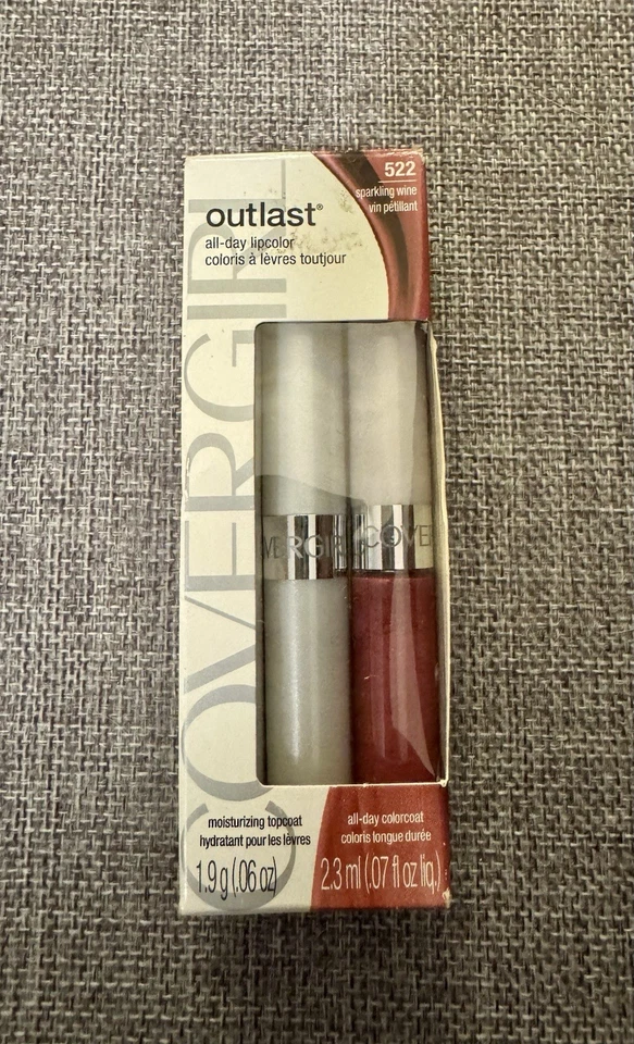 NIB Covergirl Outlast All-Day Lipcolor and Topcoat Sparkling Wine 522 - Image 1 of 1