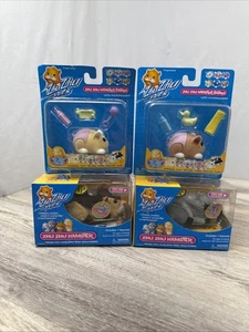 Zhu Zhu Pets Hamster Lot Of 4 New Sealed Babies Grey Spot - Picture 1 of 6