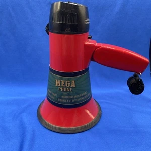 Portable Megaphone Bullhorn BRAND NEW battery operated w Microphone & Siren - Picture 1 of 7