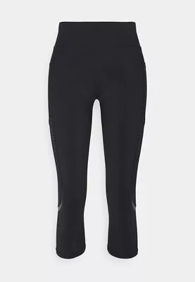 Sweaty Betty Zero Gravity Black Crop Run Leggings Pants Size XS  BNWT • 42.71€