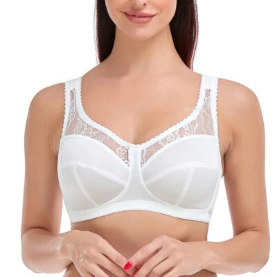 Women's Full Coverage Non Padded Comfort Minimizer Wire-Free Bra Plus Size - Image 1 of 4