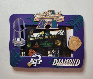 2001 Arizona Diamondbacks World Champions Picture Frame - Great Condition Rare - Picture 1 of 3