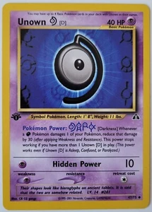 Pokémon TCG | Unown D 47/75 | Neo Discovery | 1st Edition | MINT - Picture 1 of 2