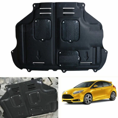 Lower Guards For Ford Focus 2012-2018 Engine Splash Shield Chassis Armor Black - Image 1 of 4