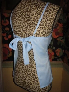 Sexy asymmetrisches Damen-Tanktop mit offener Schleife und Bindeband M blau NEU - Bild 1 von 4