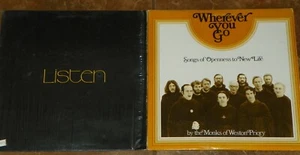 2 VTG MONKS OF WESTEN PRIORY 1972 LP's Vinyl RECORDS Openness To New Life LISTEN - Picture 1 of 5