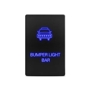 Interruptor pulsador 12V barra de luz de parachoques azul para Toyota Tacoma 32x20mm - Imagen 1 de 6