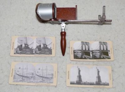 ¡Estereoscopio y tarjetas de imagen raras American Girl Samantha!  ¡Completo! Foto 1 de 4