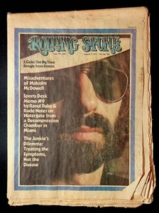 Rolling Stone Magazine August 2, 1973 Issue 140 McDowell Watergate NO LABEL - Picture 1 of 3