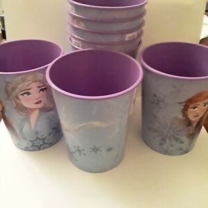 Disney Frozen Anna Elsa Olaf Reusable Plastic Party Favor Cups 22oz , lot of 