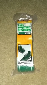 Vintage Frost King Re-Webbing Kit for Aluminum Lawn Chair Classic Green & White - Picture 1 of 3