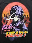 Persona 5 Take Your Heart Anime-T-Shirt Herren - GILDAN Shirt Erwachsene Medium schwarz