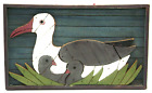 Seagull with Chicks Mosaic 3 D Wood Art Plaque