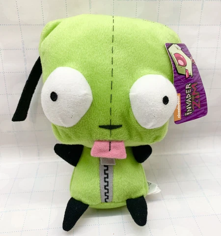 2013 Nickelodeon Invader Zim Plush Stuffed 8" Dog Suit Gir w/ Tag NWT Viacom Cover