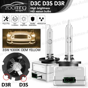 2PCS NEW OEM 5500k D3S 66340 66340HBI 42403 42302 HID XENON HEADLIGHT BULBS SET - Picture 1 of 13