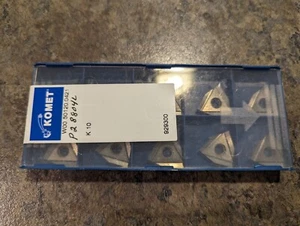 Komet W00 50120.0421 K10 Carbide Insert Pack of 10 - NEW - Picture 1 of 3