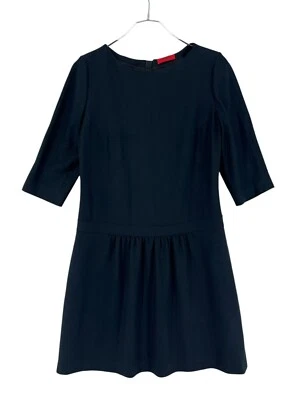Hugo boss Mujer Keirin 29% Lana sin Mangas Formal Lápiz Vestido Talla UK: 8- S - Imagen 1 de 4