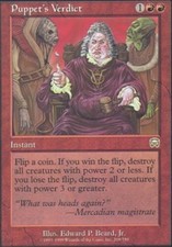 1x NM-Mint, English Regular Puppet's Verdict Mercadian Masques