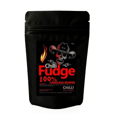 Carolina Reaper Chilli Fudge, caramelle peperoncino più caldo del mondo 100 g dolce regalo