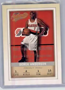 2001-02 Fleer Authentix Front Row Parallel Derek Anderson #78 088/100 - Picture 1 of 2